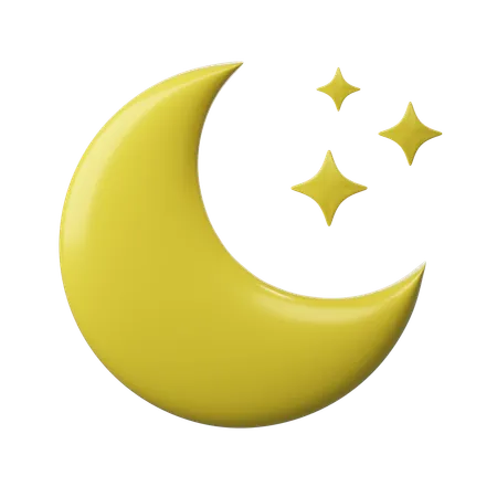 Clear Night  3D Icon