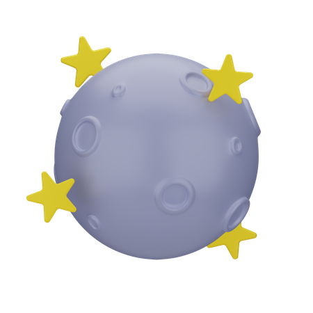 Clear Night  3D Icon