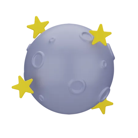 Clear Night  3D Icon