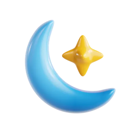 Clear Night  3D Icon