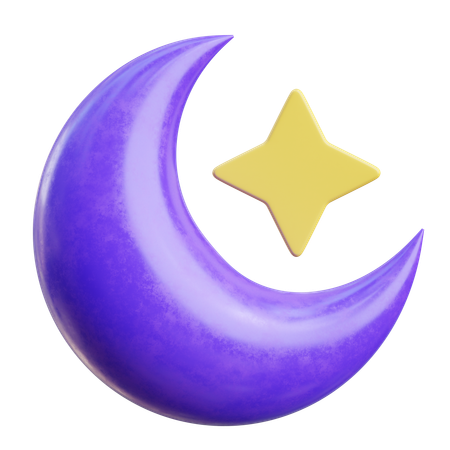 Clear Night  3D Icon