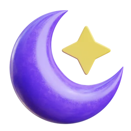 Clear Night  3D Icon