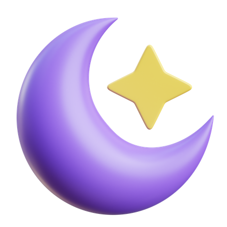 Clear Night  3D Icon