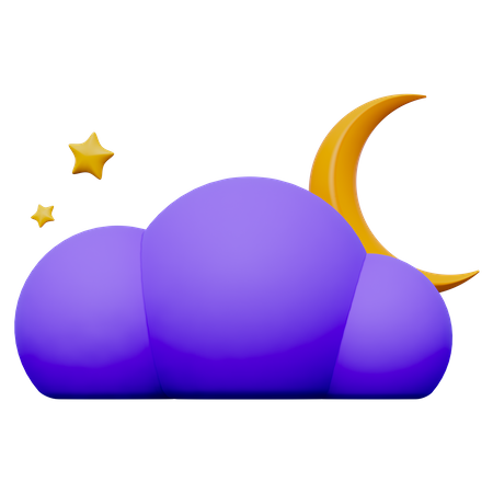 Clear Night  3D Icon