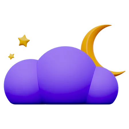 Clear Night  3D Icon