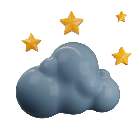 Clear Night  3D Icon