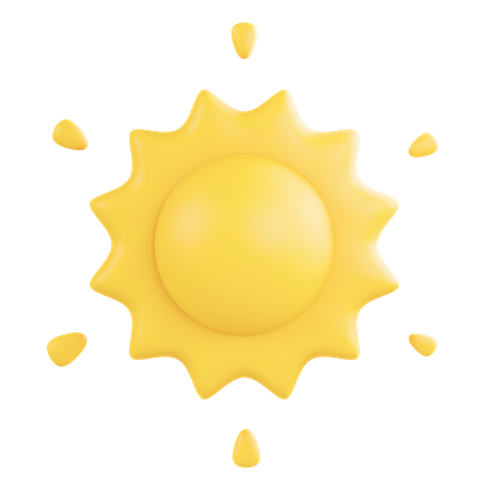 Clear Sunny  3D Icon