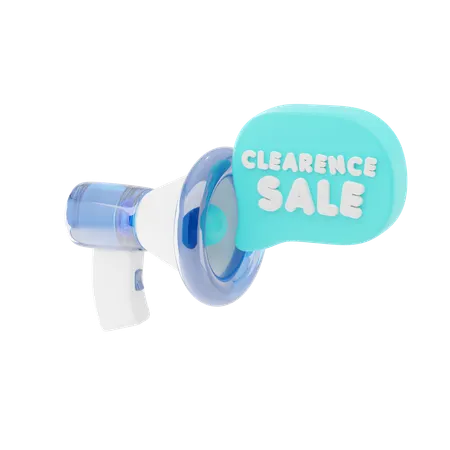 Clearance Sale  3D Icon