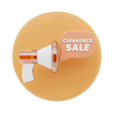 Clearance Sale  3D Icon