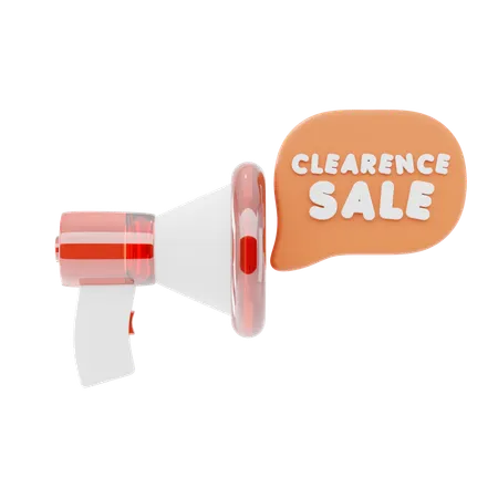 Clearance Sale  3D Icon