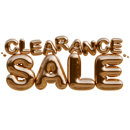 Clearance Sale  3D Icon