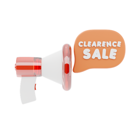 Clearance Sale  3D Icon