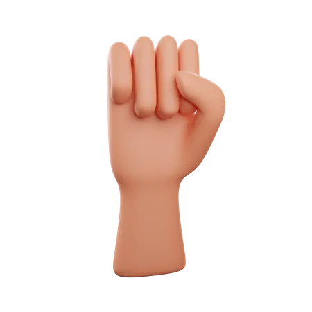 Clenched Hands Into Fists Download This Item Now 3D Icon