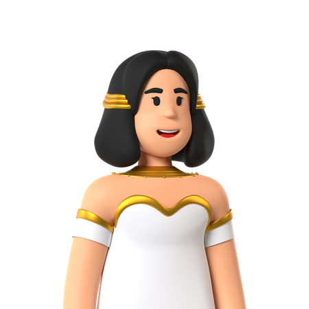 Cleopatra  3D Icon