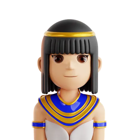 Cleopatra Avatar  3D Icon