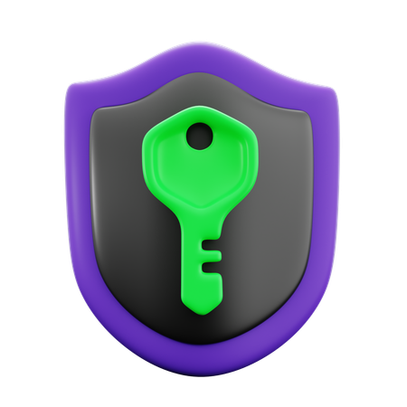 Clés de cyberattaque  3D Icon