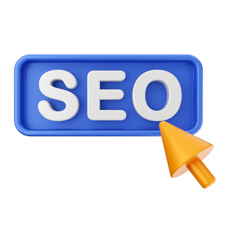 Haga clic en SEO  3D Icon