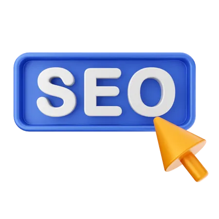 Haga clic en SEO  3D Icon