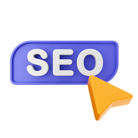 Haga clic en SEO  3D Icon