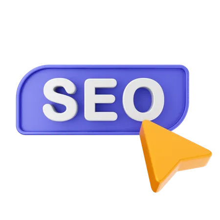 Haga clic en SEO  3D Icon