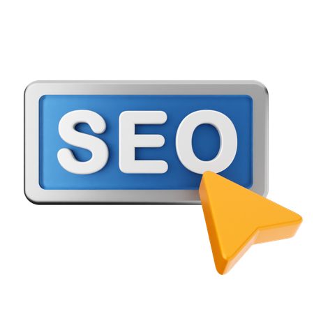 Haga clic en SEO  3D Icon