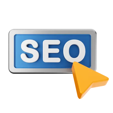 Haga clic en SEO  3D Icon