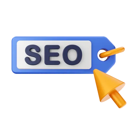 Haga clic en SEO  3D Icon