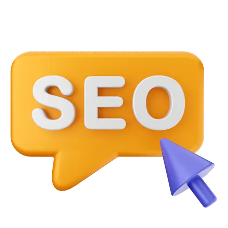 Haga clic en SEO  3D Icon