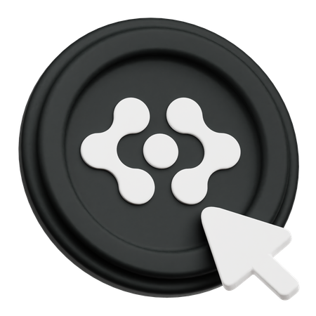 Click Artificial Super Intelligence Alliance Token  3D Icon