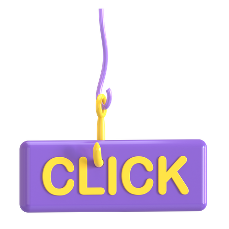Click Bait  3D Icon