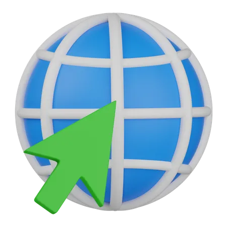 CLICK BROWSER  3D Icon