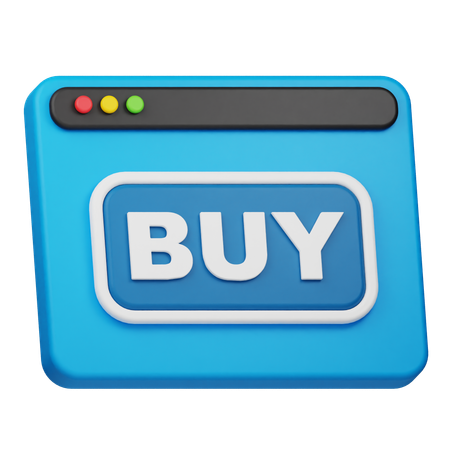 Click Buy  3D Icon