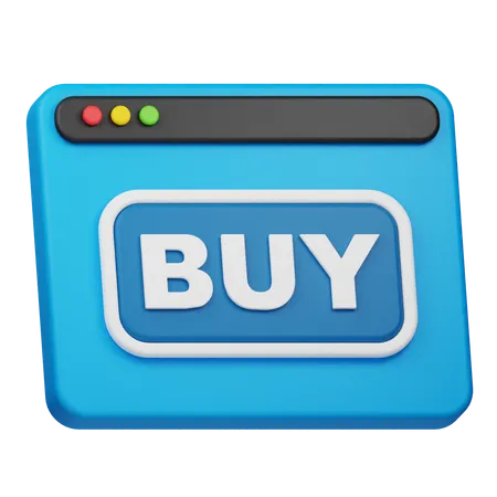 Click Buy  3D Icon