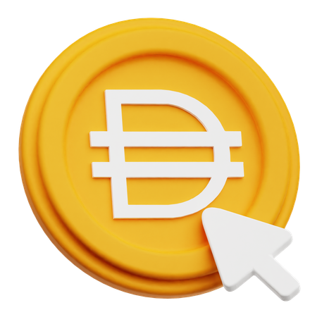 Haga clic en el token dai  3D Icon