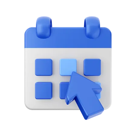 Click Date  3D Icon