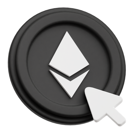 Click Ethereum  3D Icon