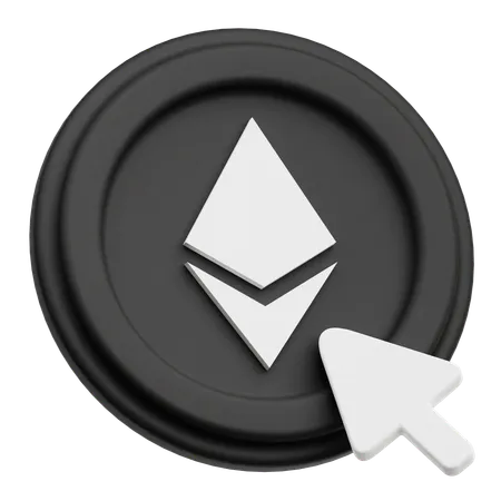 Click Ethereum  3D Icon