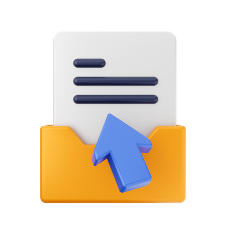 Click Folder  3D Icon