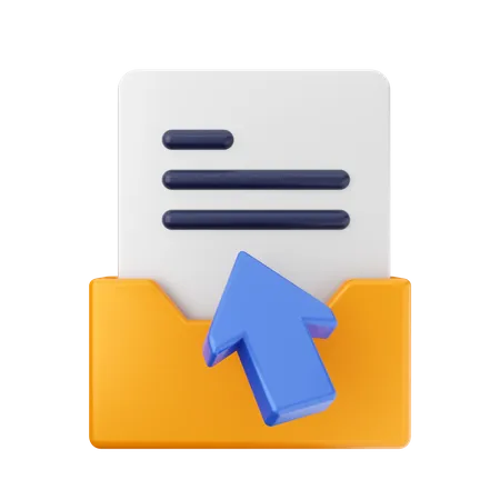 Click Folder  3D Icon