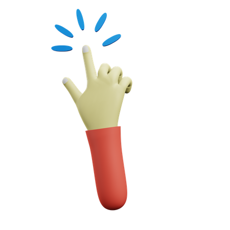 Click Hand  3D Icon