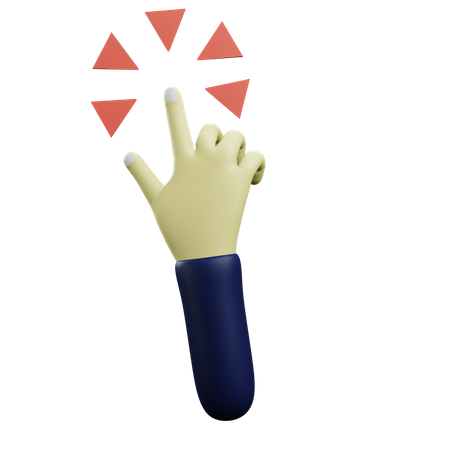 Click Hand  3D Icon