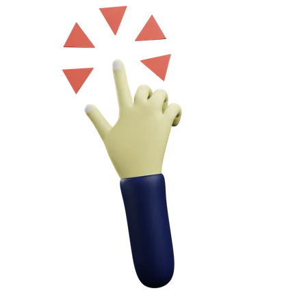 Click Hand  3D Icon