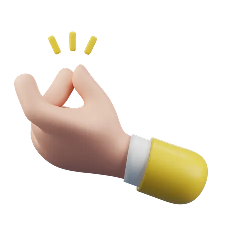 Click Hand Gesture  3D Icon