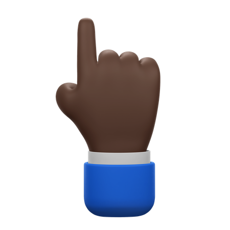 Click Hand Gesture  3D Icon