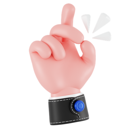 Click Hand Gesture  3D Icon