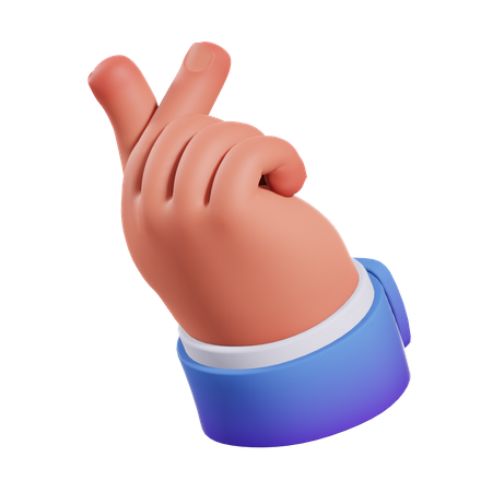 Click Hand Gesture  3D Icon