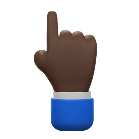 Click Hand Gesture  3D Icon