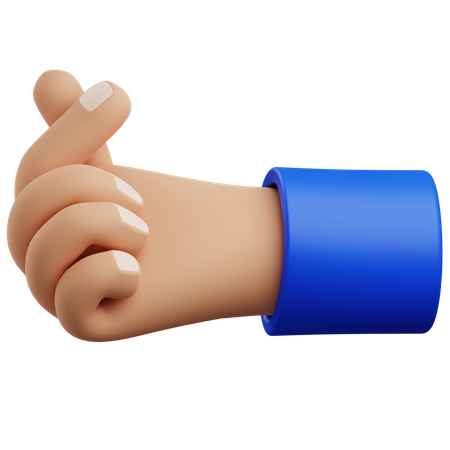 Click hand gesture 3D Icon