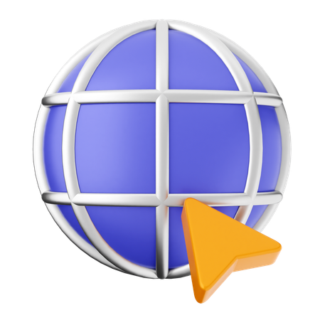 Click Internet  3D Icon