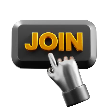 Click Join  3D Icon